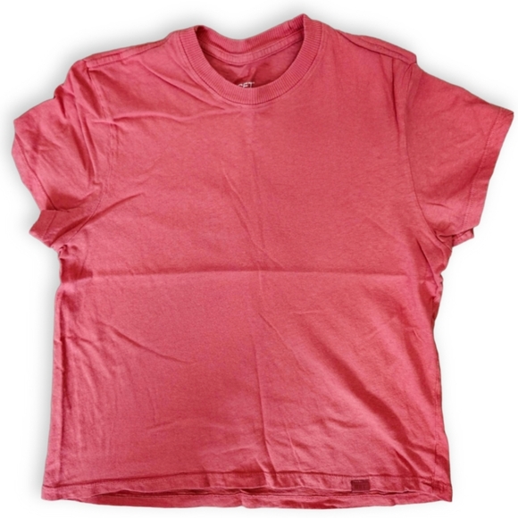 SET Active Tops - SET Active Orange Cropped Tee Small